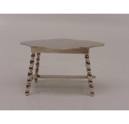 Zilveren miniatuur Tafel