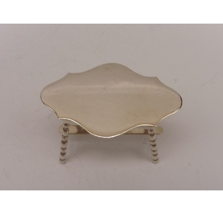 Zilveren miniatuur Tafel