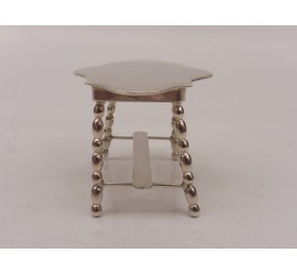 Zilveren miniatuur Tafel