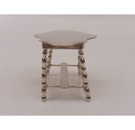 Zilveren miniatuur Tafel