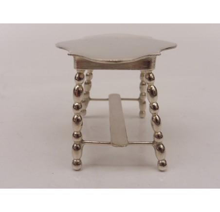 Zilveren miniatuur Tafel