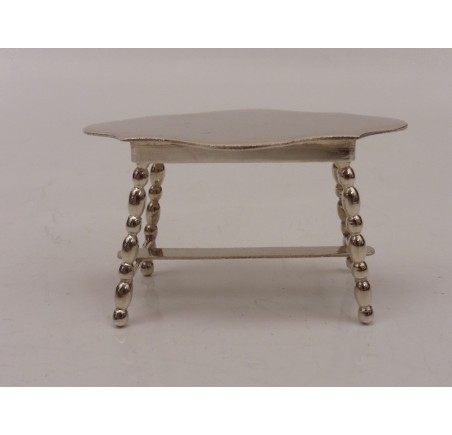 Zilveren miniatuur Tafel