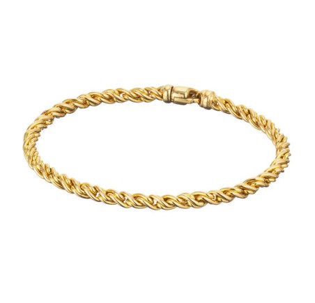 Gouden armband koord