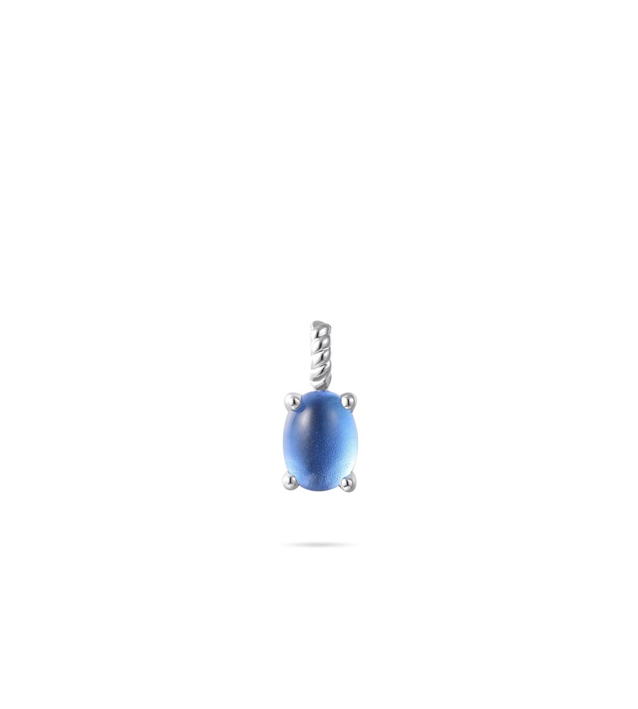 Zilveren hanger met zirkonia