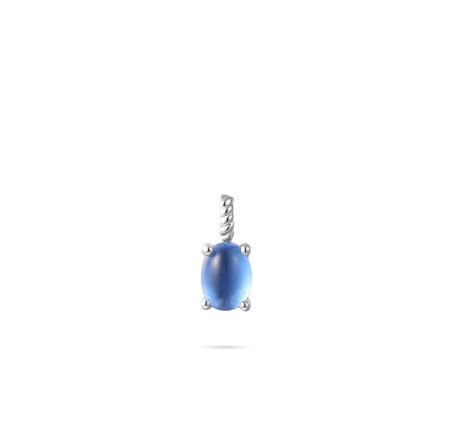 Zilveren hanger met zirkonia P1097LB