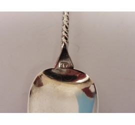 6 zilveren cocktaillepeltjes