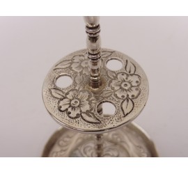 Zilveren miniatuur Pijpenhouder