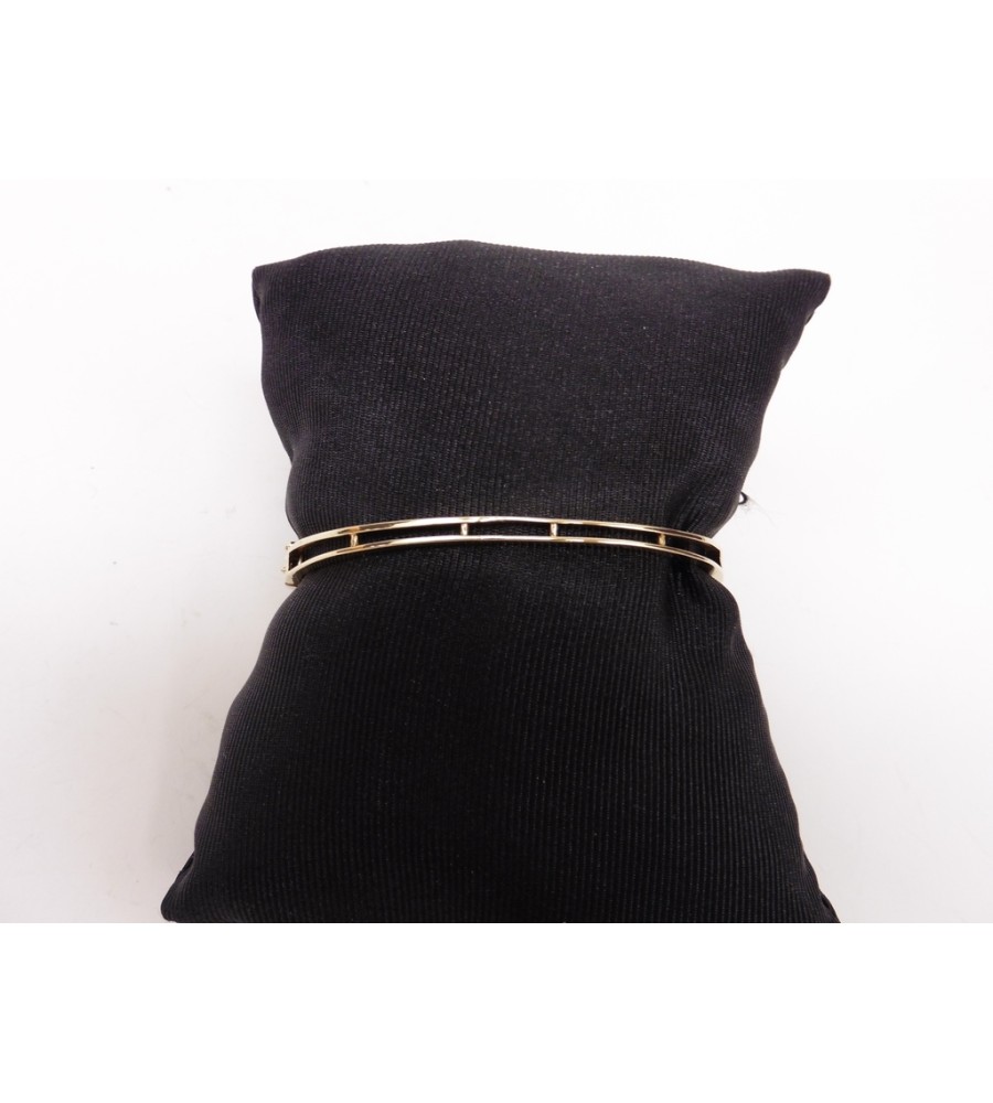 Gouden slavenarmband met granaat