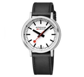 Mondaine horloge Classic Stop2GO MST.4101B.LBV