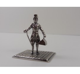 Zilveren miniatuur Dokter