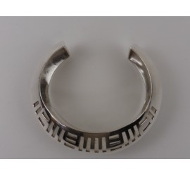 Zilveren klemarmband