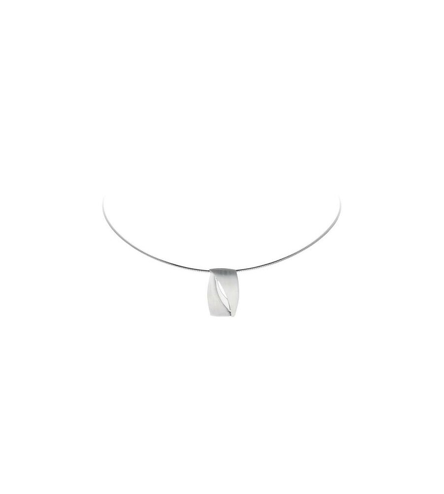 Zilveren fantasie hanger mat/glanzend
