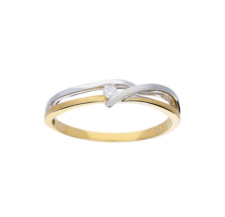 Jackie gouden ring met witte topaas JKR23.361