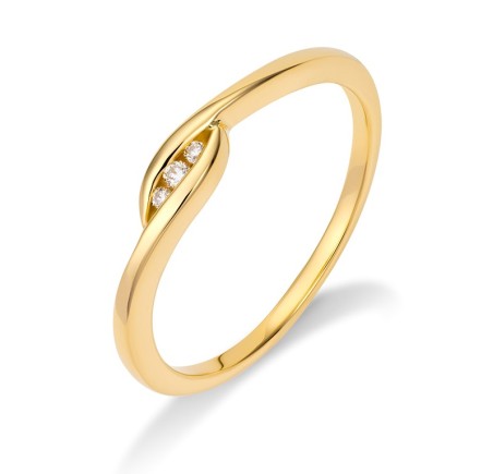 Gouden Briljant damesring Fino 607070024