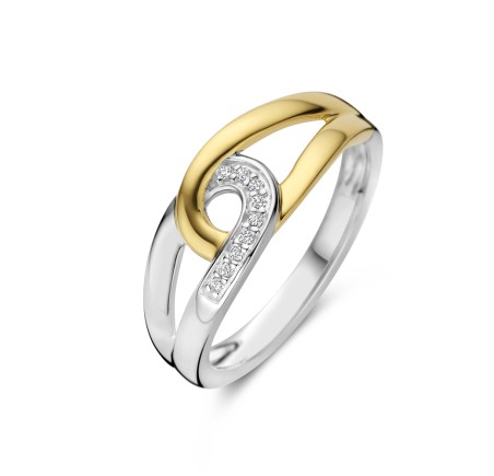 Rosa di Luca zilveren ring met zirkonia 629.001
