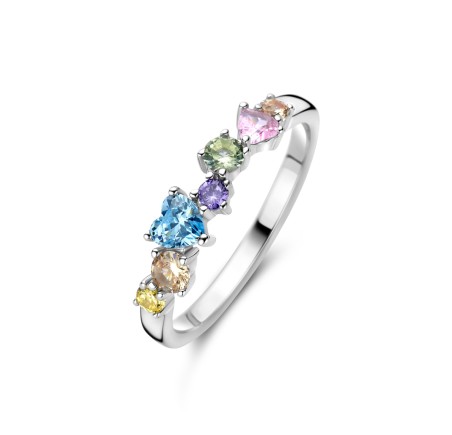 Rosa di Luca zilveren ring met zirkonia 629.101