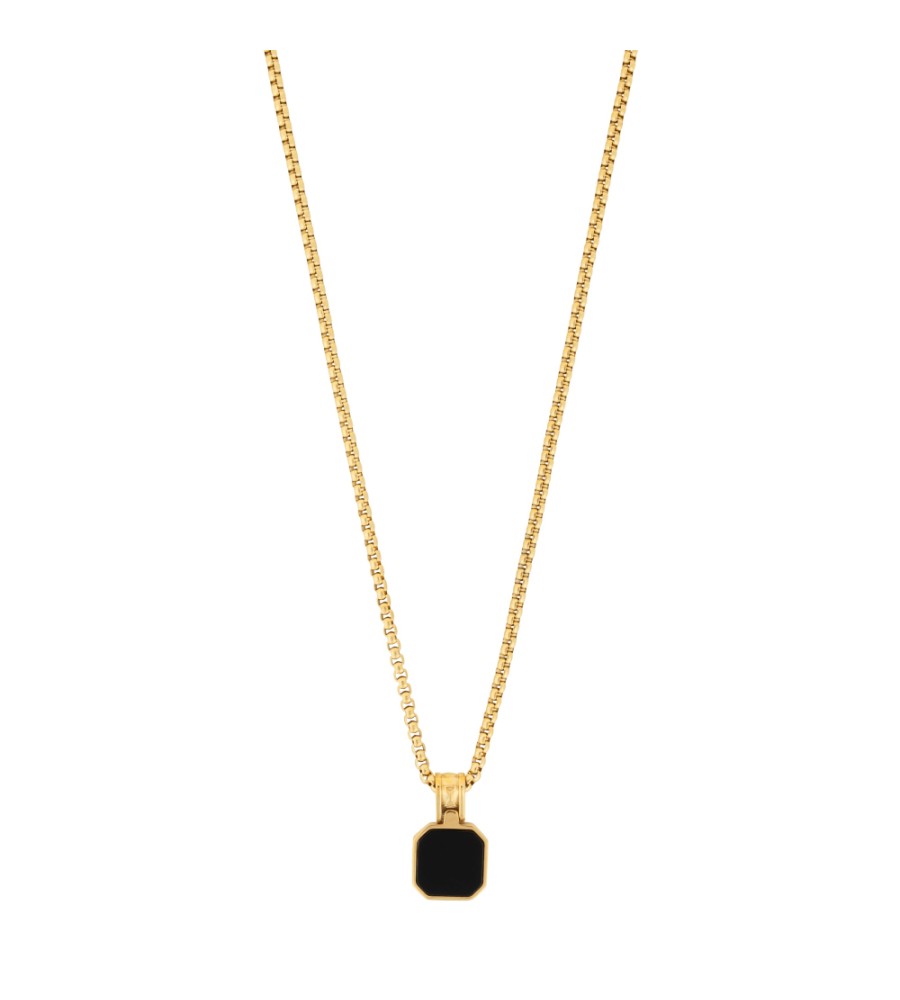 Aze collier/hanger Rolo Onyx Rocks Dore AZ-NL010-C Aze collier/hanger Rolo Onyx Rocks Dore AZ-NL010-C