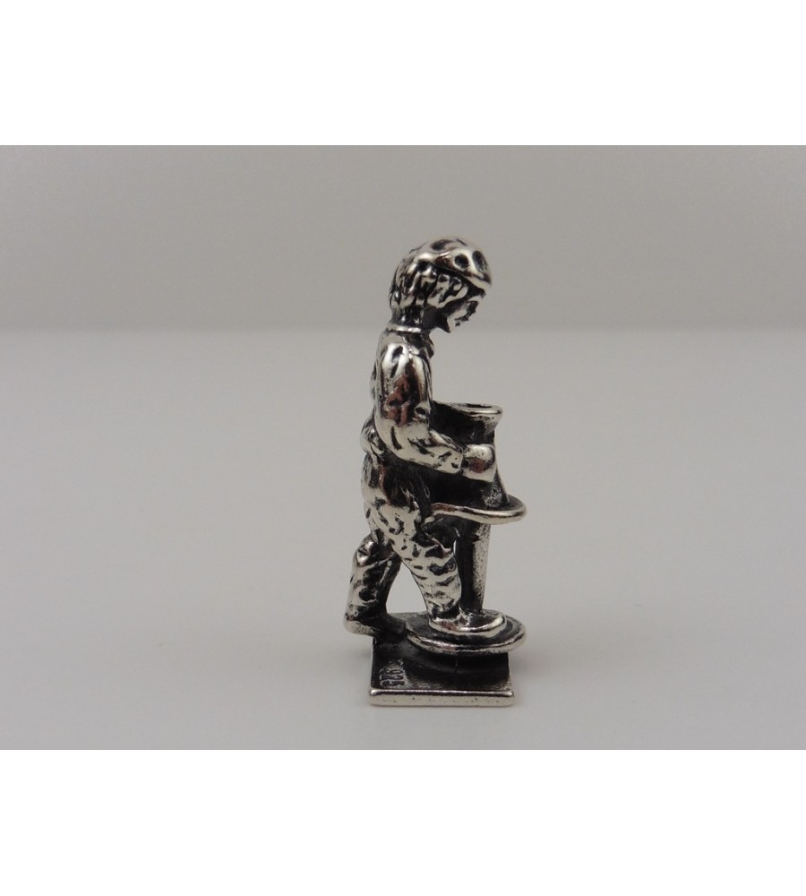 Zilveren miniatuur Pottenbakker