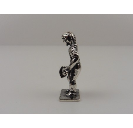 Zilveren miniatuur smid