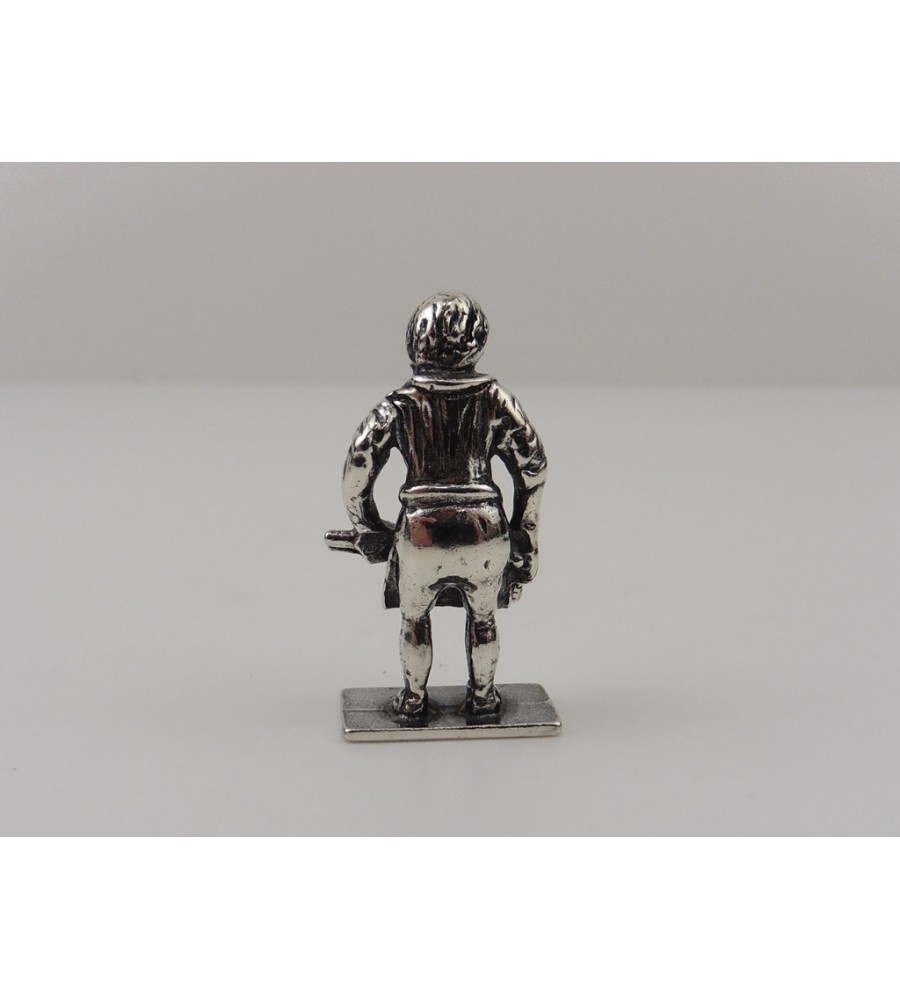 Zilveren miniatuur Smid
