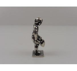 Zilveren miniatuur smid