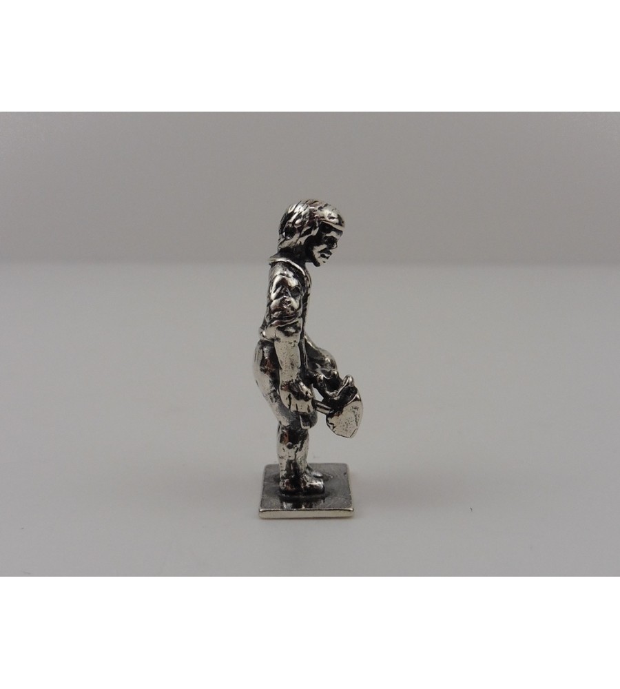Zilveren miniatuur Smid