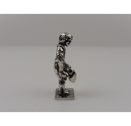 Zilveren miniatuur smid