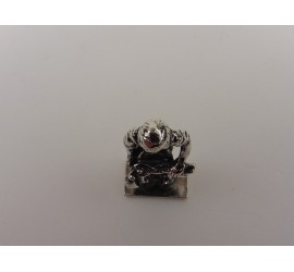 Zilveren miniatuur smid