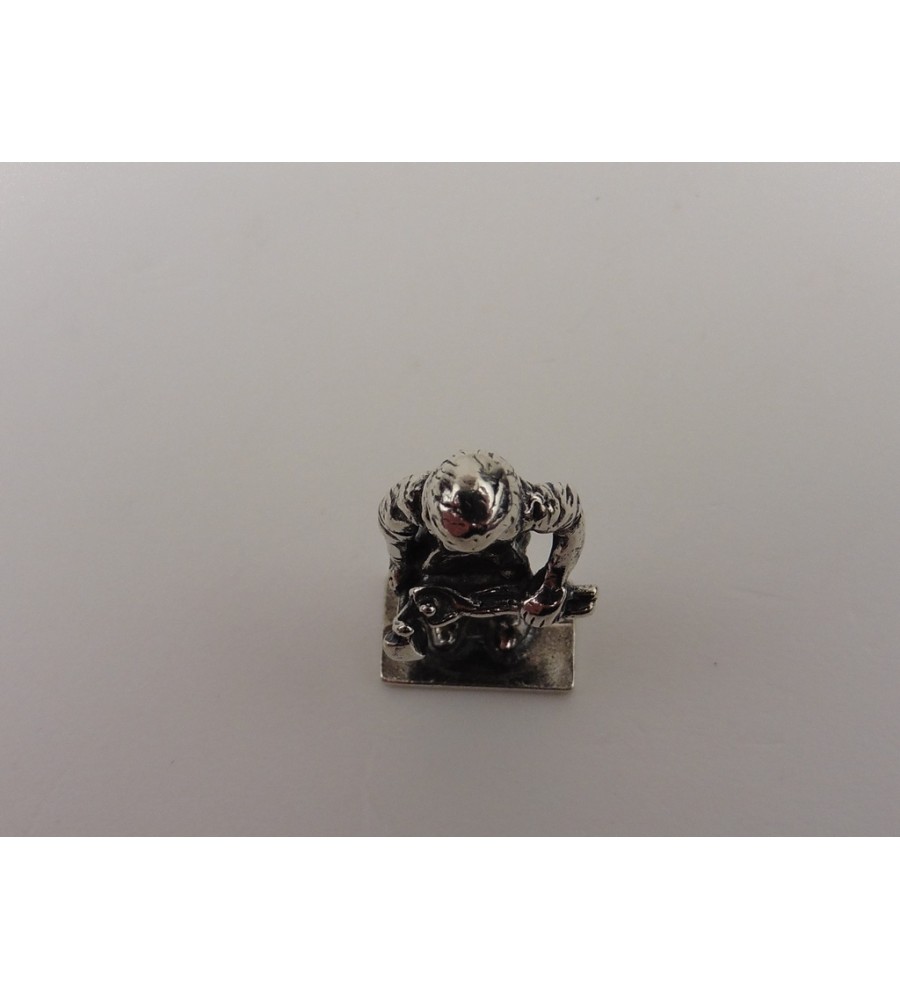 Zilveren miniatuur Smid