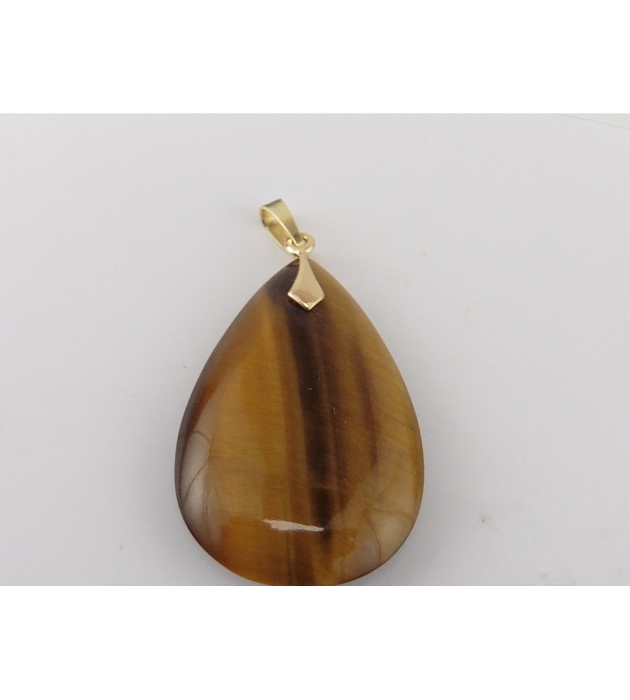 Gouden hanger met tijgeroog
