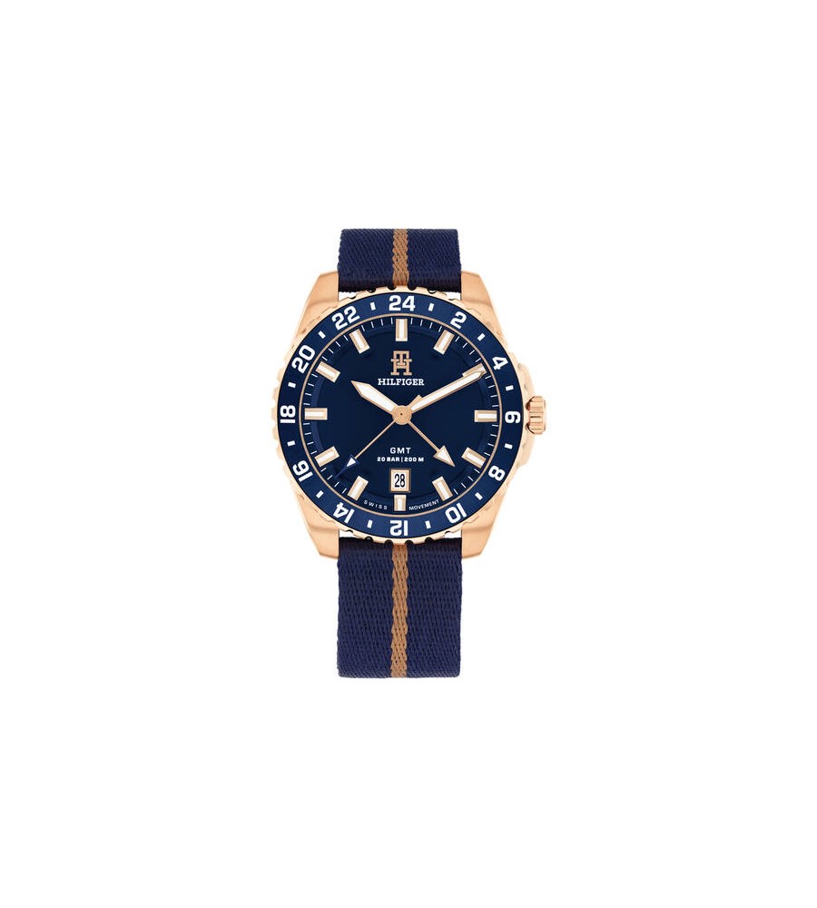 Tommy Hilfiger GMT herenhorloge TH85 collectie