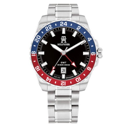 Tommy Hilfiger GMT herenhorloge TH85 collectie TH1792131