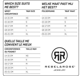 Rebel & Rose armband Pink Rose