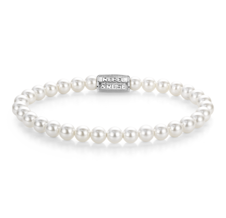 Rebel & Rose armband Stones Only - Pearl Gem  RR-60136-S