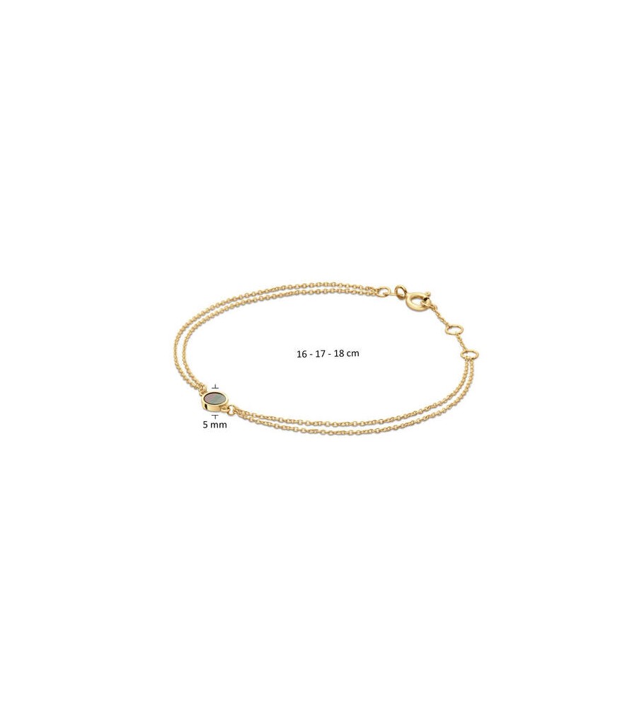 Jackie gouden armband Giardino Segreto