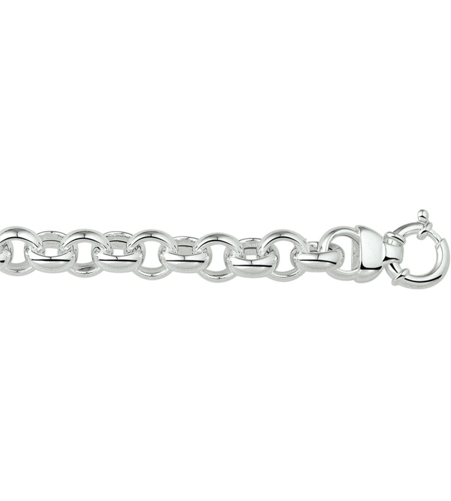 Zilveren jasseron armband