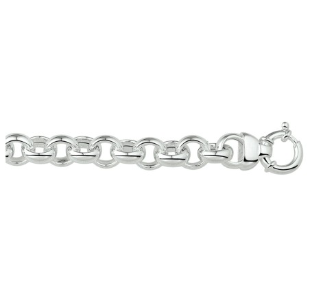 Zilveren jasseron armband