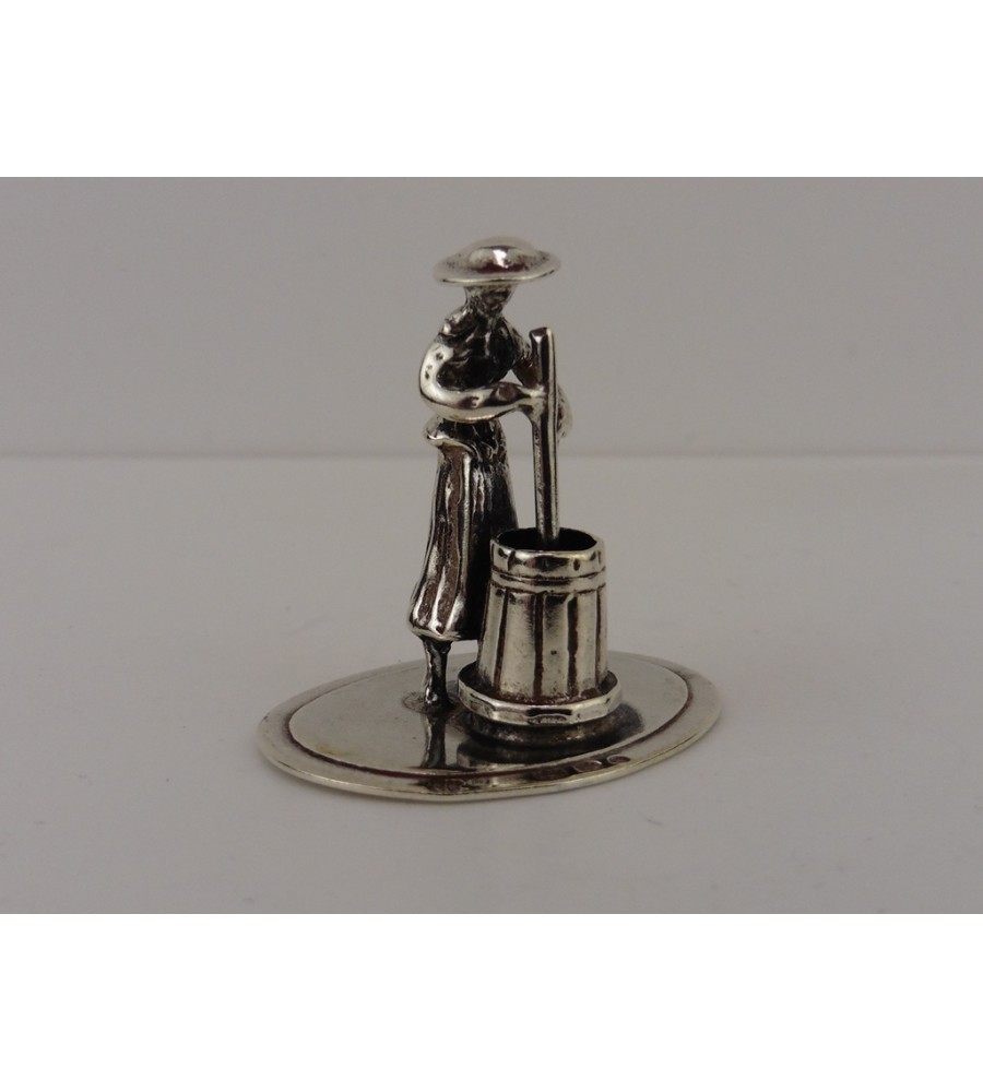 Zilveren miniatuur Karnen