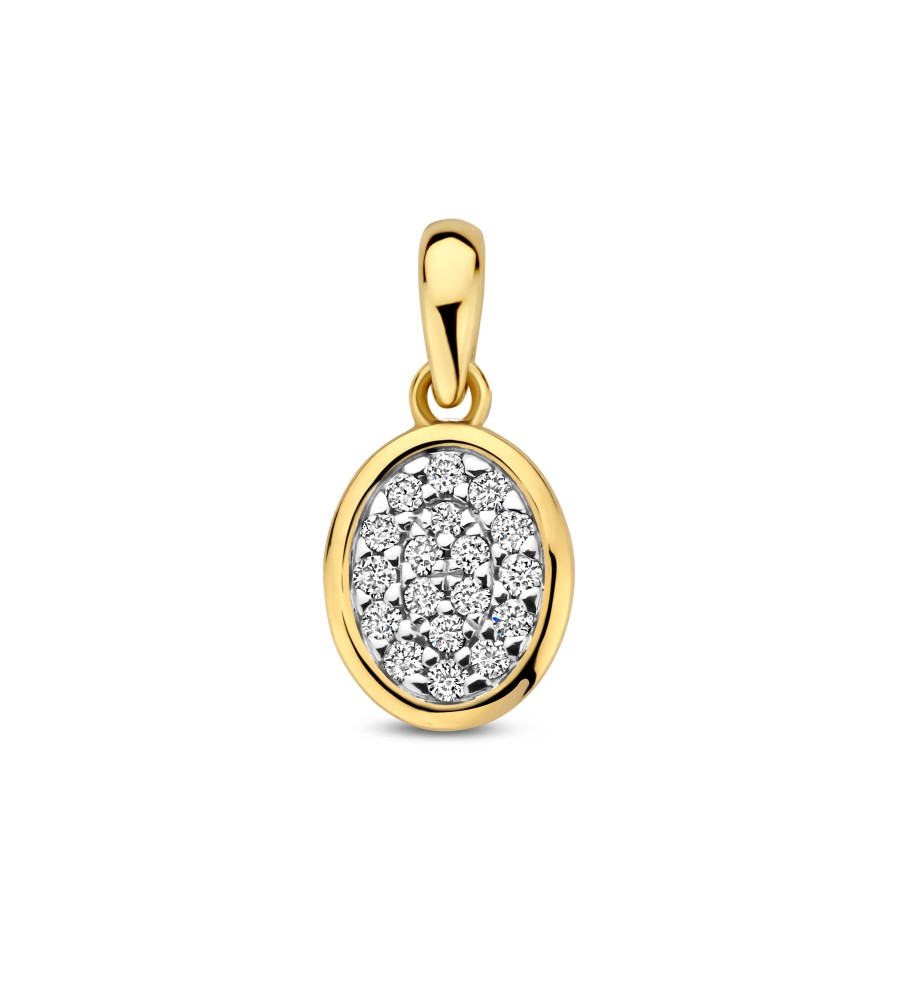 Gouden Briljant hanger Juno