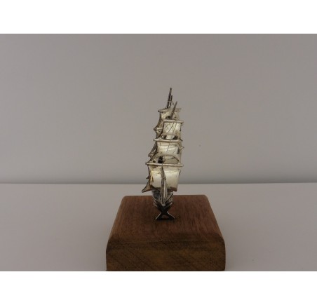 Zilveren miniatuur Zeilschip