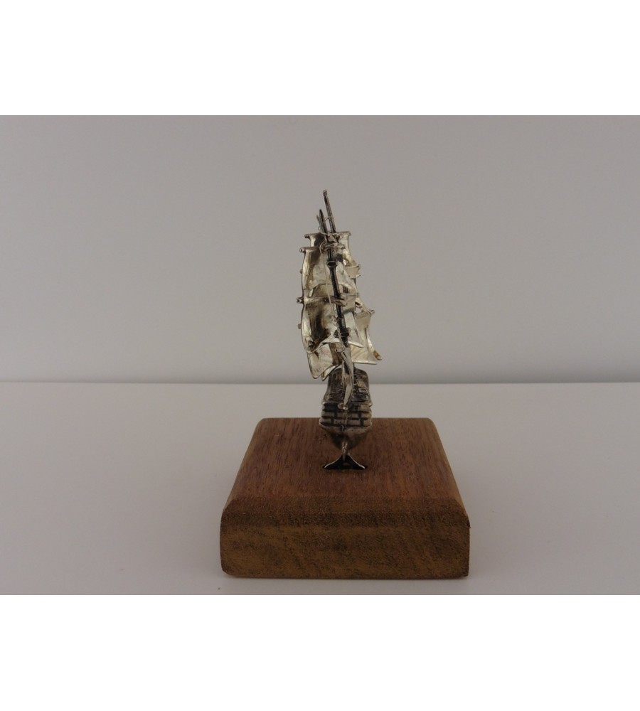Zilveren miniatuur Zeilschip