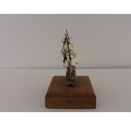 Zilveren miniatuur Zeilschip