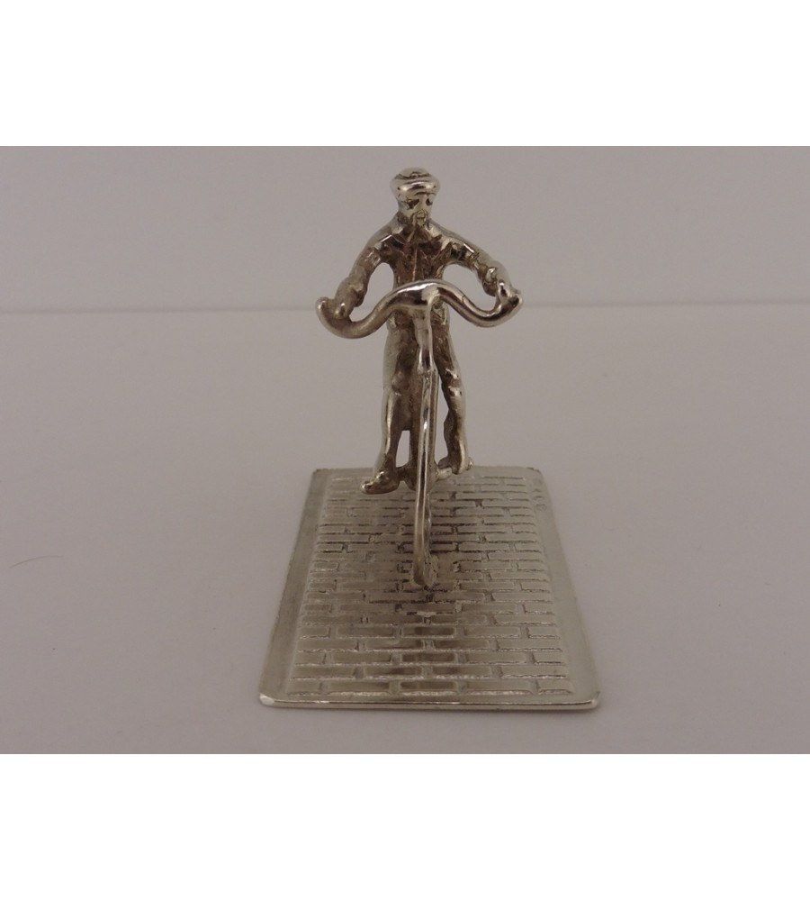Zilveren miniatuur Hoge bi/Velocycle
