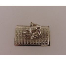 Zilveren miniatuur Hoge bi/Velocycle