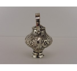 Zilveren miniatuur Theepot