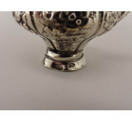 Zilveren miniatuur Theepot
