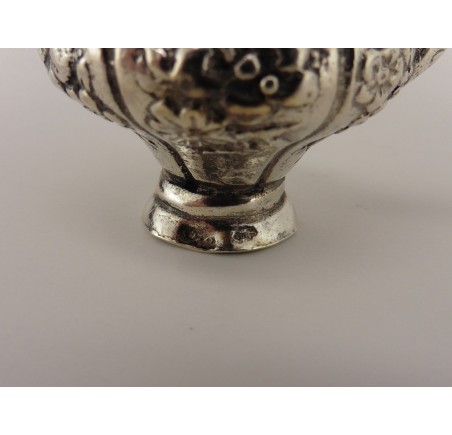 Zilveren miniatuur Theepot