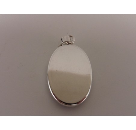 Zilveren hanger met onix