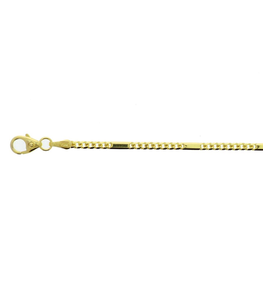 Gouden armband gourmet met plaatjes