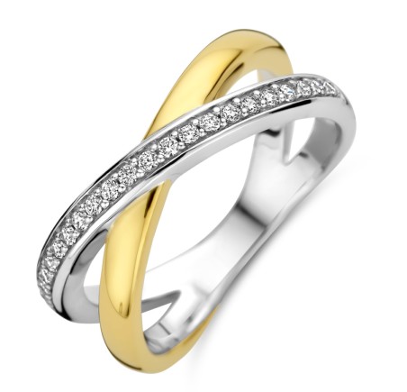 Rosa di Luca zilveren ring met zirkonia 629.132